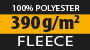 100% Poliester, gramatura 390g/m²