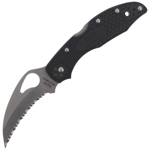 Складаний ніж Spyderco - Byrd™ Hawkbill FRN Black SpyderEdge - BY22SBK