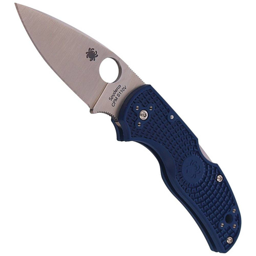 Spyderco - Складаний ніж EDC Native 5 - листоподібний - FRN - CPM S110V - Dark Blue - C41DBL5