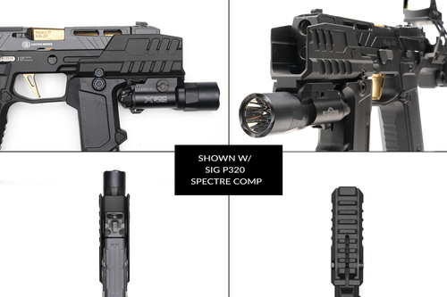 Strike Industries - Підривний щиток Hyper для пістолетів SMC Alfa/Bravo - Чорний - SI-SMC-BS-S