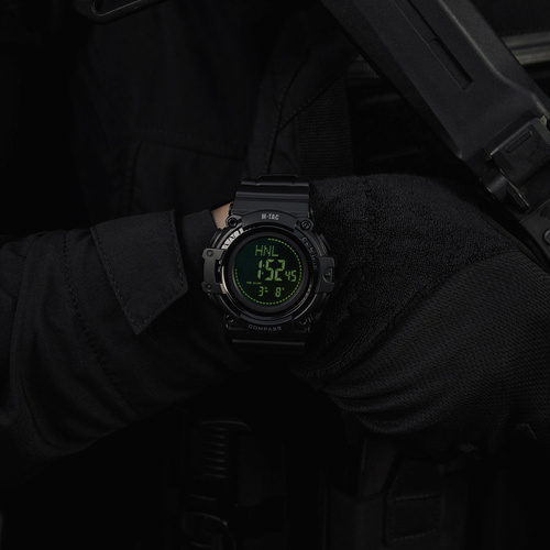 M-Tac - Тактичний годинник з компасом 2233 - чорний - 50010002