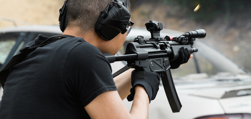 UTG Pro - Подовжена планка Пікатіні для кріплення MP5/MP5K на кігті - Чорний - MTU056