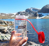 Nalgene - пляшка для води Wide Mouth Sustain 32 унції - отвір 63 мм - 1,1 л - сіра - 2020-1532