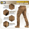 Штани тактичні M-Tac - Aggressor Gen.II Flex - Ripstop - Coyote Brown - 20058017.