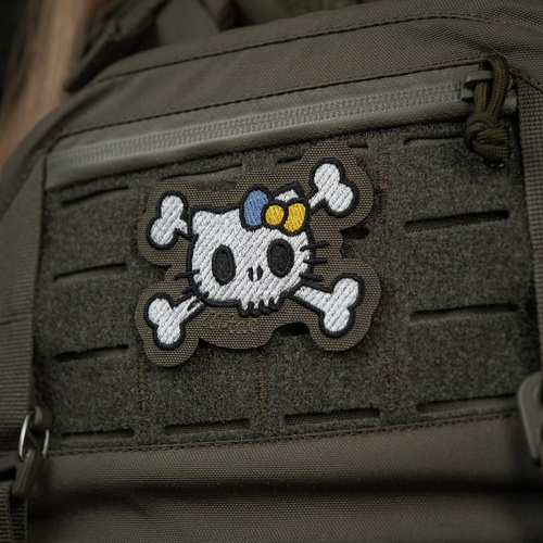 M-Tac - Нашивка Kitty - Вишивка - Жовто-блакитний бант - Ranger Green - 51387023