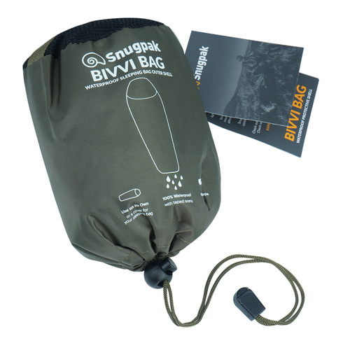 Snugpak - Водонепроникний спальний мішок Bivvi Bag - 228 x 85 x 65 см - оливковий - 10113100217