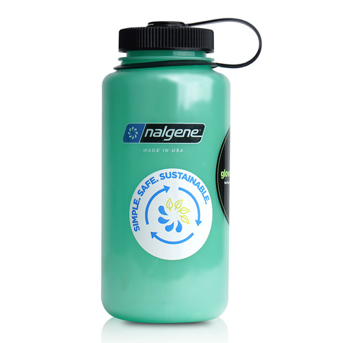 Nalgene - Пляшка з широким горлом на 32 унції - кришка 63 мм - 1,1л - зелений - 2020-4032 - Фляги, бурдюки, фляжки, манерки