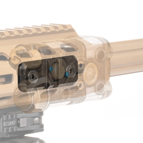 Reptilia - Алюмінієва планка Picatinny M-LOK Low Profile Rail LPR - Чорний - 100-255