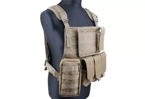 GFC Tactical - Тактичний розвантажувальний жилет MBSS - Нейлон - Coyote Brown - GFT-18-000363