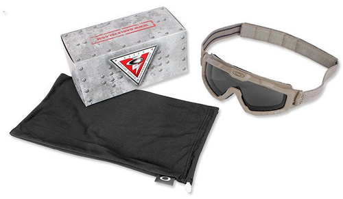 Oakley - Окуляри балістичні SI Ballistic Alpha Halo Goggle Terrain Tan - сірі - OO7065-03