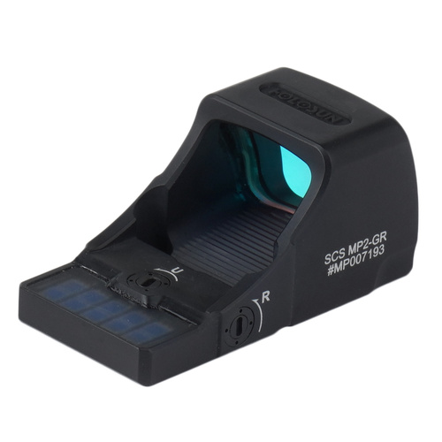 Holosun - Відкритий коліматор SCS MP2 - Сонячна панель - SCS-MP2-GR