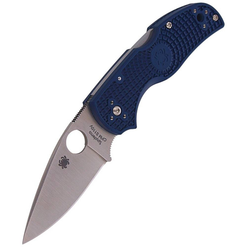 Spyderco - Складаний ніж EDC Native 5 - листоподібний - FRN - CPM S110V - Dark Blue - C41DBL5