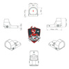 Vector Optics - Відкритий коліматор Frenzy 1x22x26 MOS - MRS - SCRD-M36