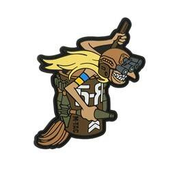 M-Tac - Нашивка Баба Яга - PVC - Vertical - Brown - 51001000