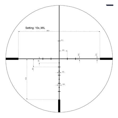 Vector Optics - Приціл LPVO Continental 1-10x24i ED Fiber - SFP - G4 Fiber - Чорний - SCOC-47