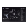 Gunpany - Килимок для чищення пістолета Glock - Чорний - SCBM-02