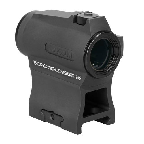 Holosun - HE403R-GD Gold Dot коліматор - Низьке кріплення та 1/3 ко-свідок