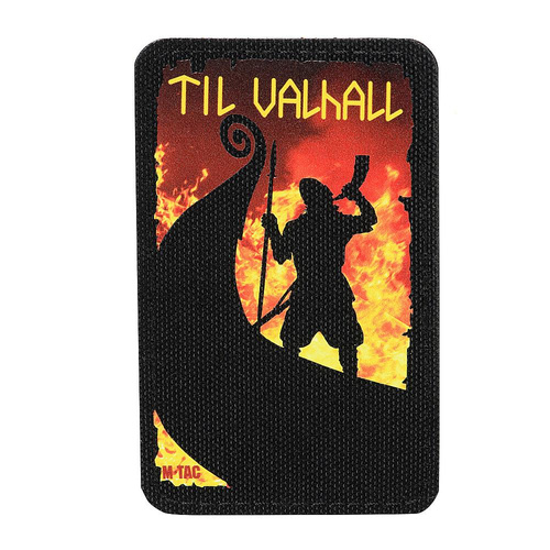 M-Tac - Нашивка Til Valhall Patch - Morale Patch - Black - 51304002