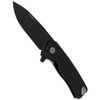 LionSteel - Nóż ROK Aluminium Black / Чорне лезо - ROK A BB