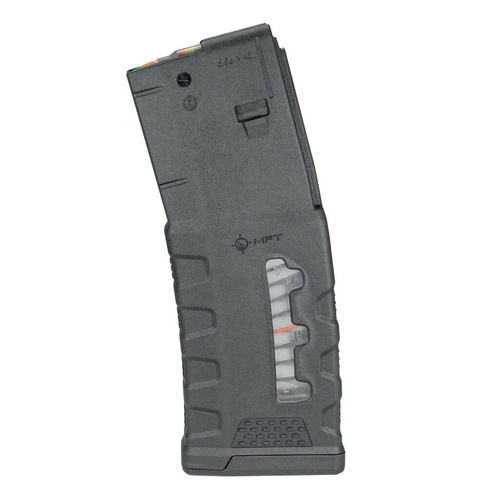 MFT - Полімерний магазин Extreme Duty з вікном для AR-15/M4 - 5.56 x 45 мм/.223 - 30 набоїв - чорний - EXDPM556-W-BL