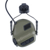 Earmor - Гарнітура для шоломів M32H PLUS - Установка АRC - Зелений - M32H-FG/ARC (PLUS)