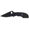 Spyderco - Ніж Grasshopper - чорне лезо з гладкою поверхнею - чорний - C138BKP