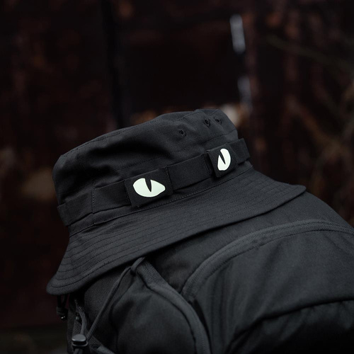 M-Tac - Світловідбиваючі нашивки Tiger Eyes Laser Cut - пара - чорний - 51140002