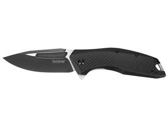 Kershaw - Тактичний ніж Flourish 3935 - 8Cr13MoV - чорний - 3935