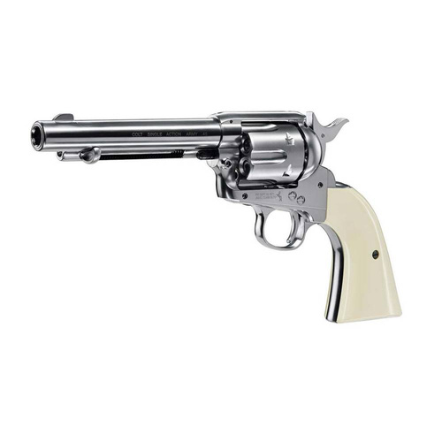 Umarex - Револьвер Colt SAA .45-5.5" - Нікель Перламутр - 4.5 мм Diabolo - 5.8322