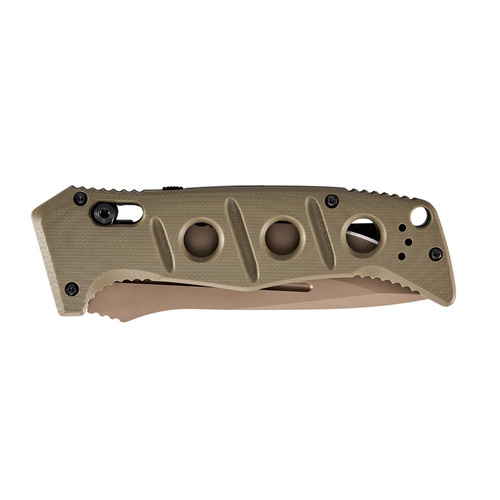 Benchmade - Bійськовий складаний ніж Auto Adamas - CPM CruWear - Olive Drab - 2750SFE-2