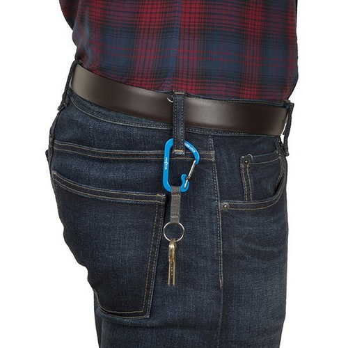 Nite Ize - Карабін SlideLock® Key Ring Aluminum - Синій - CSLAW3-03-R6