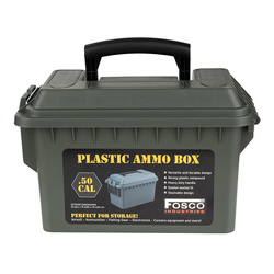 Fosco Industries - Коробка для набоїв .50 калібру - 9.6 л - полімерна - Зелений - 465202