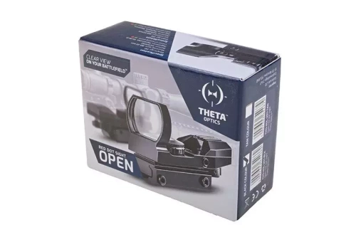 Theta Optics - Репліка прицілу червоної крапки відкрита - Чорний - THO-10-007849