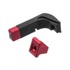 Strike Industries - Збільшений вивід магазину для Glock Gen 1/2/3 - червоний - SI-G3-MagRelease-RED