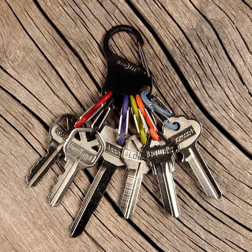 Nite Ize - Karabinek na klucze S-Biner KeyRack - Czarny - KRK-03-01