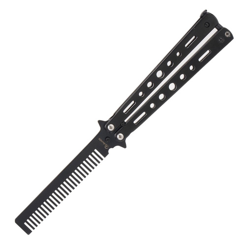 Martinez Albainox - Сталевий складаний гребінець Balisong - чорний - 02155