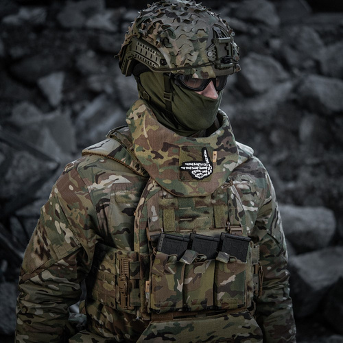 M-Tac - Нашивка Skeleton Shooter - Вишивка - 500D Cordura - Чорний - 51375002