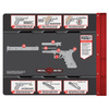Справжній завзятий - килимок для чищення зброї Glock Smart Mat® - AVGLOCKSM