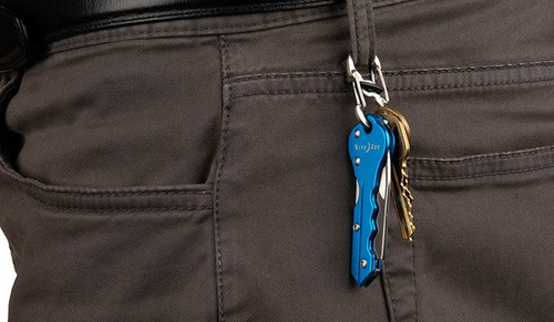 Nite Ize - Брелок для ключів DoohicKey - Гачок-ніж для ключів - оливковий - KMTC-08-R7