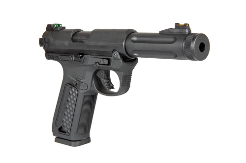 Action Army - Репліка ASG пістолета AAP01 Assassin Semi Auto - 6 мм - Green Gas - чорний - AAR-02-029448