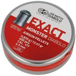JSB - Куля для пневматичної гвинтівки Diabolo Exact Monster - 4,52 мм - 400 шт. - 546278-400