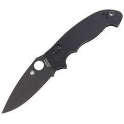 Складаний ніж Spyderco - Manix™ 2 XL G-10 Black / Black Blade - C95GPBBK2