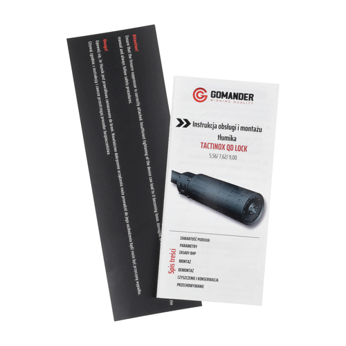 Gomander - Глушник Tactinox QD L - 7,62 мм - M26x1,5 - пісок - TB0.9651_3