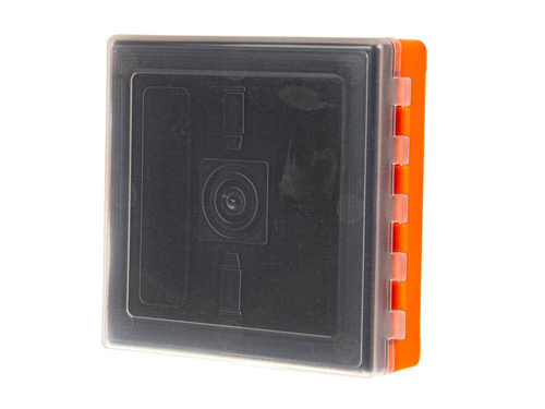 Megaline - Коробка для транспортування пістолета - 11x11x3,5 см - Помаранчево-прозора - 607/0002OT