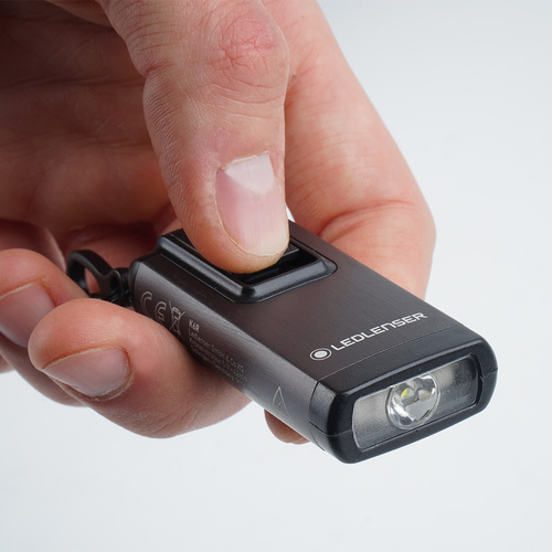 Ledlenser - K6R акумуляторний світлодіодний ліхтар / підвіска - 400 лм - З червоним режимом - Сірий - 502577