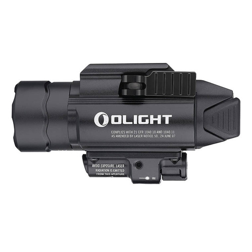 Olight - Світлодіодний тактичний ліхтар з ІЧ лазерним прицілом BALDR - 1350 люмен - чорний.