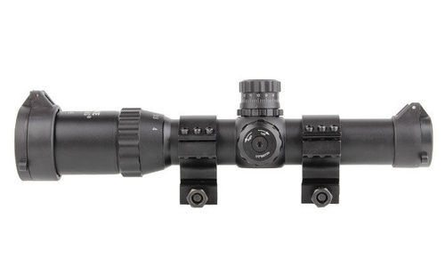 ASG - оптичний приціл 1-4x24 Short Dot Sight - перехрестя з підсвічуванням - 19214