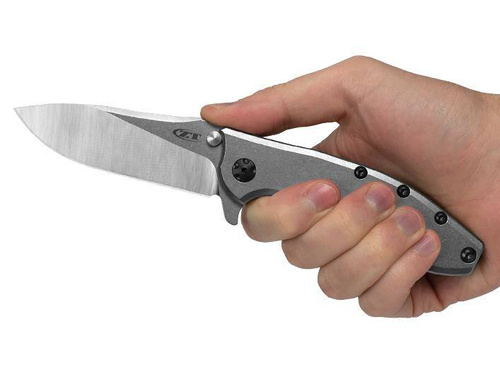 Zero Tolerance - Складаний ніж ZT Hinderer 0562TI - CPM 20CV - сірий - 0562TI