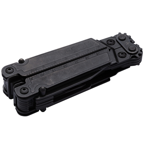 SOG - Мультитул PowerAccess PA3002-CP - нержавіюча сталь - 21 інструмент + набір насадок - чорний - PA3002-CP