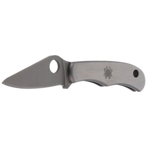 Spyderco - Складаний ніж Bug - Нержавіюча сталь - Сріблястий - C133P